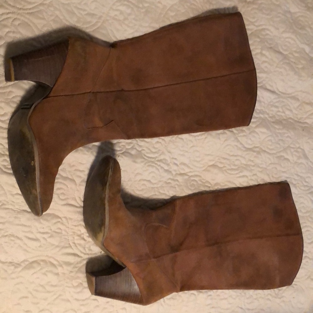 Ladies boots - tan